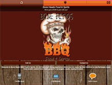 Tablet Screenshot of boneheadsinc.com